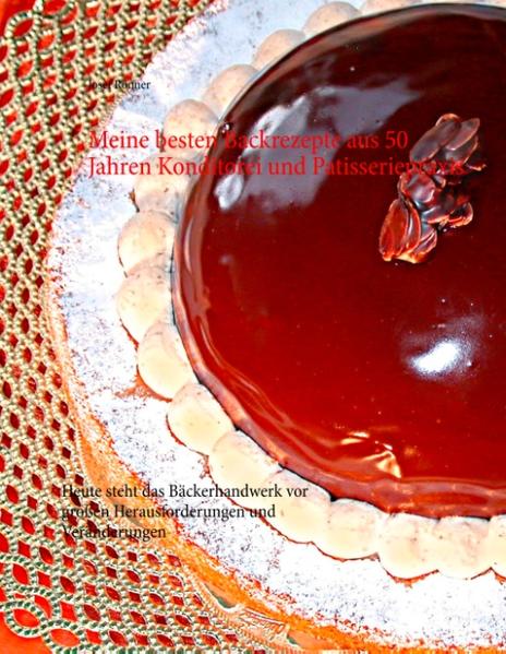 Leckerbissen aus der feinen Patisserie & Konditorei Konditormeister und Patissier Josef Rönner stellt über 60 seiner besten Kreationen vor. In zehn Kapiteln findet man viel über feine Torten, Kuchen und Kleingebäck. Kosten Sie zum Beispiel: Wierner Apfeltorte mit Schmand - Guss, Heidelbeerkuchen auf Haselnussmürbeteig, Apfel-Soufflé-Torte, Wiener Schokoladenkranz mit Brombeergelee gefüllt, Mailänder Schokoladenkranz gefüllt mit Canache-Creme, Triester Mandel Schokoladentorte, die berühmte Sachertorte, und, und, und .... Das Backbuch ist ideal für Backfans, die auf Geschmack und höchste Qualität achten. Das Buch " Meine besten Backrezepte aus 50 Jahren Konditorei und Patisseriepraxis " ist aber nicht nur eine Sammlung von vieler, verführerischen Naschereien, dondern es vermittelt auch auf gut nachvollziehbare Weise das Grundwissen und die raffinierten Methoden der Backkunst. Das Vorwort "Untertitel "in seinem Buch: Heute steht das Bäckerhandwerk vor großen Herausforderungen und Veränserungen.