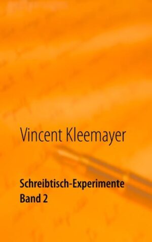 Tragikomische Themen sowie unterschiedliche Erzähltechniken kennzeichnen Kleemayers Schreibtisch-Experimente, eine "quasi-belletristische Versuchsreihe", die anno 2016 startete und sich einer wachsenden Leserschaft erfreut. Nun hat der Jungautor aufs Neue "unter seinen Laborlampen" mehrere Hauptfiguren zum Leben erweckt, die trotz aller evidenten Sonderbarkeit in Denken und Handeln, eines verbindet: das Ringen mit der Realität.