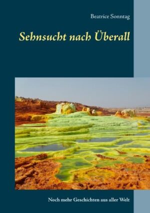 In diesem Buch voller Reiseerzählungen entführt Sie Beatrice Sonntag wieder einmal in Länder, die teils recht ungewöhnliche Reiseziele sind. Sie nimmt den Leser mit ins autoritär regierte Turkmenistan mit seinem kuriosen Staats- und Präsidentenkult und ins moderne und gleichzeitig verschlafene Aserbaidschan. Außerdem geht die Reise nach Vietnam zu alten Tempeln, Naturwundern und einer grausamen Kriegsgeschichte sowie an die Elfenbeinküste, wo spannende Fetischreligionen, heilige Krokodile und eine gigantische Kathedrale für Abwechslung sorgen. In Rajasthan, im Westen Indiens, hat sich Beatrice Sonntag auf die Spuren der Maharadschas und der heiligen Kühe begeben. Eine Geschichte handelt von Panamas Stränden, Faultieren und Kolibris, während eine andere von uralten Kulturen auf dem Dach der Welt in Tadschikistan berichtet. Zu guter Letzt erzählt Beatrice Sonntag von einer Reise nach Ostäthiopien und Dschibuti, wo es in der Danakil-Senke einzigartige Landschaften aus Salz, Kalkstein, Lava und Schwefel zu bestaunen gibt. Lassen Sie sich mitreißen und holen Sie sich Inspirationen für Ihre nächste Abenteuerreise!