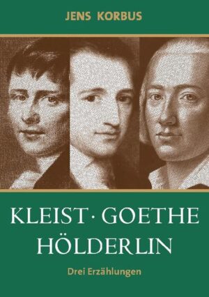 Kleist, Goethe, Hölderlin. Was haben sie gemeinsam, außer dass sie fast zur gleichen Zeit gelebt haben? Die drei Erzählungen zeigen jeweils eine Facette aus dem Leben dieser Dichter, von denen doch jeder auf seine Weise groß war. Kleist wird in einer Gegenwartserzählung dargestellt. Goethe in einer kritischen Zeit, in der er glaubte, Charlotte von Stein verloren zu haben. Hölderlin in einer Episode in seinem Leben, die der Germanist Adolf Beck entdeckt hat. Alle drei Erzählungen mögen einen Abglanz dessen geben, was auch die menschliche Größe dieser Drei ausmacht.