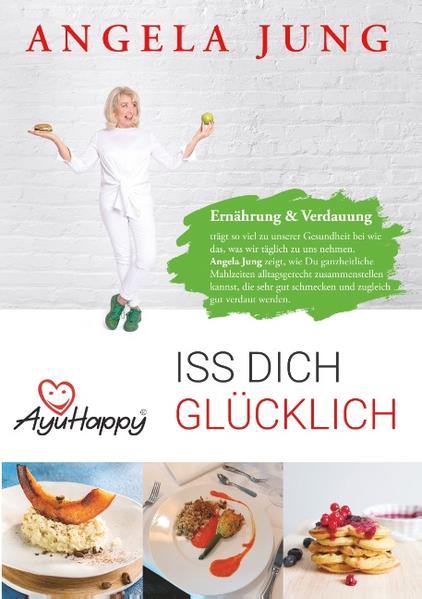 Ernährung und Verdauung haben einen wesentlichen Einfluss auf unser Wohlbefinden. Angela Jung erklärt in Ihrem Buch „Ayu happy“ wie wir ausgewogene Mahlzeiten zusammenstellen, die nicht nur lecker schmecken, sondern auch gut verdaubar sind und zugleich unsere Lebenskräfte stärken. Angela Jung vermittelt ganzheitliches Ernährungswissen auf Basis der Ayurveda in unkomplizierter und humorvoller Form. Ihre praktischen Tipps für einen gesunden Lebensstil sind leicht im Alltag umsetzbar und unterstützen z. B. bei Stress, Schlafproblemen, Heißhunger oder Verdauungsbeschwerden. Ideal für alle, die auf einfache und natürliche Weise mehr Glück und Zufriedenheit in ihr Leben bringen möchten. Ob Frühstück, Suppen, Hauptgerichte, Salate, Desserts, Kuchen oder Snacks - alle Speisen in diesem Buch sind einfach nachzukochen. Egal, ob Sie sich vegetarisch, vegan oder laktosefrei ernähren.