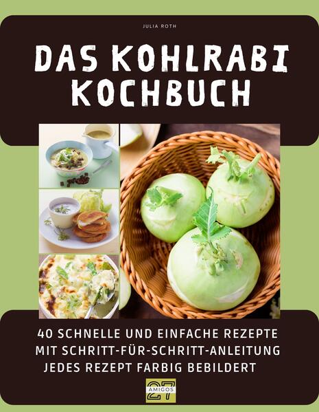 Kohlrabi - das unterschätzte Superfood! Das vielseitige und gesunde Gemüse steckt voller Nährstoffe und hat einen einzigartigen Geschmack. Und das Beste daran? Mit unserem brandneuen Kohlrabi-Kochbuch kannst du jetzt ganz einfach kreative und leckere Gerichte zaubern! Unsere 40 Rezepte sind alle farbig bebildert und mit Schritt-für-Schritt-Anleitungen versehen, damit du dich beim Kochen ganz auf den Geschmack konzentrieren kannst. Ob du Kohlrabi lieber roh oder gekocht magst, in unserem Kochbuch findest du für jeden Geschmack das passende Rezept. Und wusstest du schon, dass Kohlrabi ein echtes Superfood ist? Er steckt voller gesunder Nährstoffe wie Vitamin C, Kalium und Ballaststoffe. Kohlrabi kann helfen, dein Immunsystem zu stärken und Entzündungen im Körper zu reduzieren. Und nicht nur das: Kohlrabi schmeckt auch noch lecker! In unserem Kochbuch findest du neben Rezepten auch Tipps und Tricks rund um Kohlrabi. Also, lass dich von unserem Kohlrabi-Kochbuch inspirieren und entdecke die vielen Möglichkeiten dieses unterschätzten Gemüses!