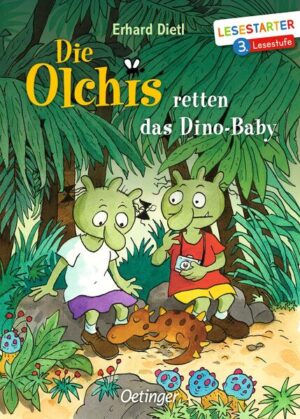 In "Die Olchis retten das Dino- Baby", einer Geschichte, die perfekt abgestimmt auf die dritte Lesestufe ist, entführt die beliebte, schmuddelliebende Olchi- Familie junge Leser*innen in ein aufregendes Urzeit- Abenteuer. Dank Professor Brauseweins Zeitmaschine landen die Olchi- Kinder unvermittelt in einer Epoche, in der Dinosaurier die Erde beherrschen. Dort treffen sie auf ein verlorenes Dino- Baby, das verzweifelt nach seiner Mutter sucht. Sofort sind die Olchis zur Stelle, um zu helfen, doch sie stellen schnell fest, dass das Leben in der Urzeit voller Gefahren steckt. Gefährliche Echsen und ein hungriger Flugsaurier bedrohen den kleinen Dinosaurier. Während sie gemeinsam versuchen, das Dino- Baby in Sicherheit zu bringen, tickt die Uhr: Professor Brausewein könnte sie jeden Moment zurück ins gegenwärtige Schmuddelfing holen. Dieses Leseabenteuer für Dino- Fans kombiniert geschickt Humor, Spannung und Wissenswertes über die Urzeit mit der unvergleichlichen Olchi- Charme. Mit über 40.000 verkauften Exemplaren der Kinderbuchausgabe "Die Olchis im Land der Dinos" und insgesamt 7,4 Millionen verkauften Olchi- Produkten beweist Erhard Dietl einmal mehr sein Talent, junge Leser*innen zu begeistern und mitzureißen. Dank seines einfachen Satzbaus, dabei aber trotzdem fortgeschrittenen Textniveaus, eignet sich das Buch gut um die Lesebegierde und - fähigkeit von Schülern in der zweiten bis dritten Klasse zu fördern. Spannende Zeitreise: Kombiniert das beliebte Thema Dinosaurier mit Zeitreise- Abenteuern. Lesespaß garantiert: Humorvolle und spannende Geschichte, ideal für junge Dino- Fans und Olchi- Freunde. Bekannte Charaktere: Die Olchis, bekannt aus zahlreichen Kinderbüchern, bieten vertrauten Lesespaß. Lernerlebnis: Vermittelt auf unterhaltsame Weise Wissen über die Urzeit und das Zusammenleben mit Dinosauriern. Interaktiver Lesespaß: Mit tollen Bildern von Erhard Dietl und einem spannenden Leseabenteuer zum Mitmachen. Hohe Beliebtheit: Ein Teil der erfolgreichen Olchi- Serie, die bereits Millionen Kinderherzen erobert hat.