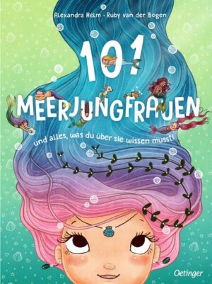 Hier wimmelt es ja vor Meerjungfrauen! Ihr liebt Wimmelbücher, ganz besonders magische mit Fabelwesen, Nixen und Unterwasserbewohnern? Du suchst Bilderbücher ab 4 Jahren mit modernen Illustrationen und lustigen Erzähltexten? Dein Kind fragt dir ein Loch in den Bauch und lacht sich kringelig über andere Kinderfragen? Fakt ist: Ihr braucht dieses Buch! Oder wusstest du schon, dass bei den Meerjungfrauen die Papas die Babys zur Welt bringen? Und dass die Meer- Babys gar nicht von Geburt an schwimmen können, sondern das erst in der Seepferdchen- Schwimmschule lernen müssen? Und dass ihr Lieblingsessen Donauwelle und Ananas- Pizza ist? Einen ganzen Ozean an amüsantem „unnützen Wissen“ von Kindern für Kinder findet ihr in dieser zauberhaft illustrierten Unterwasserwelt. Funfact: Kinder lieben Forscherfakten und Fabelwesen. Gemeinsam mit Kindern erdachte „Fakten“ über Meerjungfrauen. Für alle, die „101 Einhörner und alles, was du über sie wissen musst!“ gelesen haben. Extragroßes, leuchtend bunt illustriertes Wimmelbuch. Ein perfektes Geschenk zum Kindergeburtstag. Empfohlen von Stiftung Lesen.