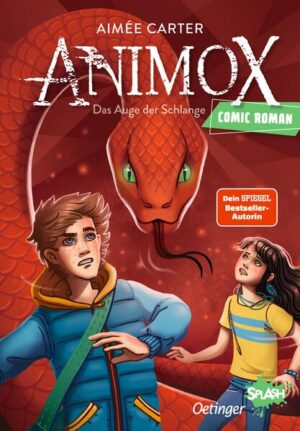 Animox Band 2 als packender Comic-Roman Simon ist ein Animox ein Mensch, der sich in Tiere verwandeln kann. Er gerät mitten in den Kampf der Tierreiche. Zusammen mit seinen Freunden begibt er sich auf die gefährliche Suche nach den verschollenen Teilen der Waffe des legendären Bestienkönigs. Die Suche führt Simon mitten hinein in eine unheimliche Schlangengrube. Dort gelingt es ihm, das gesuchte Stück der Waffe zu bergen. Doch damit ist das Abenteuer noch lange nicht zu Ende... Die Erfolgsreihe „Animox” ist ein packendes Fantasy-Abenteuer rund um Tierwandler und Magie. Den zweiten Band der Bestseller-Reihe von Aimèe Carter gibt es jetzt als genialen Comic-Roman für Kinder ab 8 Jahren mit vielen coolen Comic-Elementen. Durch die leicht gekürzten Texten und die einfache Sprache eignet sich die Comic-Geschichte auch hervorragend für leseschwächere Kinder, die in die fantastische Welt von Animox eintauchen möchten. Animox. Das Auge der Schlange: Die Bestseller-Reihe für Einsteiger Ein Muss für jüngere Animox-Fans: Band 2 der spannenden Fantasy-Reihe als einzigartiger Comic für Kinder ab 8 Jahren. Comic trifft Roman: Die geniale Kombination aus Text und Comic-Elementen macht das Lesen zum Vergnügen. Zielgruppengerecht: Einfach, unterhaltsam und leicht verständlich erzählt für Leseanfänger*innen und leseungeübte Kinder ab 8 Jahren. Faszination Animox: Der ideale Einstieg in die Bestseller-Reihe von Aimèe Carter für junge Animox-Fans und alle, die es werden wollen. In diesem Comic-Roman werden die spannenden Geschichten rund um die Animox auf geniale Weise zum Leben erweckt. Die perfekte Mischung aus kurzen Texten und faszinierenden Comic-Elementen macht die fantastische Welt der Tierwandler für kleine Lesemuffel ganz einfach zugänglich. Der perfekte Einstieg in die Bestseller-Reihe!