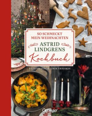 Weihnachten in Schweden Astrid Lindgrens Geschichten haben unsere Träume von Weihnachten geprägt, und immer spielt das Festessen eine wichtige Rolle in ihnen. In diesem herrlich illustrierten und mit Fotos bebilderten Kochbuch beginnt die Weihnachtszeit mit dem Pfefferkuchenbacken der Kinder aus Bullerbü, und dann folgen wir Lindgrens geliebten Figuren und auch ihren eigenen Traditionen durch die Festtage, bis Pippi Langstrumpf mit dem Plündern des Weihnachtsbaums die Feierlichkeiten beschließt. Wir erfahren die Rezepte klassischer weihnachtlicher Gerichte und Süßigkeiten und wie in Småland gefeiert wurde, auf Katthult, in Bullerbü und Junibacken, vor allem aber auf dem Hof Näs, wo Lindgren ihre Kindheit verbrachte. So schmeckt mein Weihnachten. Astrid Lindgrens Kochbuch: Alles über die schwedische Weihnacht Kerzenschein und Nostalgie: Das große Astrid Lindgren Weihnachtskochbuch mit traditionellen Rezepten, Geschichten und Bräuchen. Tolle Ausstattung: Reich bebildert mit Originalillustrationen aus den Geschichten, privaten Fotos aus dem Astrid-Lindgren-Archiv und neuen Aufnahmen aus dem weihnachtlich geschmückten Näs. Von Katthult bis Bullerbü, von Junibacken bis Saltkrokan: Mit Astrid Lindgrens beliebten Figuren durch die Festtage. Weihnachtliche Köstlichkeiten: Mit Rezepten des preisgekrönten schwedischen Kochs Fredrik Eriksson. Astrid Lindgren schrieb in ihren Erinnerungen: „Das Weihnachten meiner Kindheit war das röteste, froheste, lichteste und nach Pfefferkuchen duftendste Weihnachten, das man sich wünschen kann …“. In dem stimmungsvollen Kochbuch erleben große und kleine Schwedenfans das Weihnachten von Astrid Lindgren und ihren beliebten Figuren. Abgerundet wird es durch persönliche Texte und Anekdoten über schwedische Weihnachtstraditionen. Ein Muss für alle, die schwedische Weihnachtsbräuche, die schwedische Küche und schöne Kochbücher lieben!