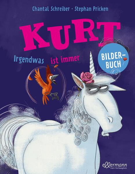 Das Einhornleben kann ganz schön anstrengend sein! Kurt braucht ab und zu ein Nickerchen. Nach dem Frühstück. Nach dem zweiten Frühstück. Nach dem Mittagessen sowieso. Denn: Um Heldentaten zu vollbringen, muss man ausgeschlafen sein. Heute kommt Kurt überhaupt nicht zum Ausruhen, denn seine Freunde brauchen Hilfe. Mit seiner Wassermagie löst er ein Problem nach dem anderen, bis er sogar zum Essen zu müde ist. Wie schön wäre es, einfach mal abzutauchen. Aber wie kriegt er das hin? Nach den erfolgreichen Vorlesebüchern ist dies das erste Bilderbuch mit dem lustigen Einhorn Kurt. Eine witzige, kurze Geschichte mit frechen Illustrationen für Kinder ab 3 Jahren über ein Einhorn, das lieber keines wäre. Achtung: Dies ist nicht der 6. Band in der bisherigen Reihe sondern eine neue, kürzere Geschichte auf 32 Seiten. Kurt, Einhorn wider Willen. Irgendwas ist immer - was für ein Stress! Kurt ist Kult: Ein lustiges Bilderbuch für vergnügliche Vorlesestunden mit Kindern ab 3 Jahren. Auszeit vom hektischen Alltag: Ein wichtiges Thema auch für Kinder, altersgerecht und mit einem Augenzwinkern erzählt. Magisch und lustig: Eine fröhliche Einhorngeschichte von Chantal Schreiber mit tollen Illustrationen von Stephan Pricken. Kurt für Kindergartenkinder: Nach den erfolgreichen Vorlesebüchern für 5-Jährige nun das erste Bilderbuch für Kinder ab 3 Jahren. Einhorn Kurt braucht eine Auszeit! Allerdings ist er auch immer sehr schnell gestresst und braucht unglaublich viele Schläfchen und Pausen… Dieses lustige Bilderbuch nimmt Kinder ab 3 Jahren ernst, die das Gefühl haben, einmal durchschnaufen zu müssen. Eine wunderbare, altersgerechte Geschichte mit tollen Illustrationen und dem liebenswerten Einhorn Kurt - zum immer wieder Anschauen und Lachen.