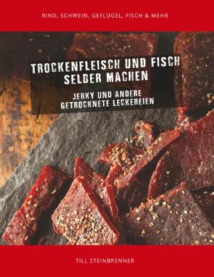 Trockenfleisch & Trockenfisch zu Hause herstellen? Geht ganz einfach! In diesem Buch erfährst du alles zur Herstellung von Beef Jerky, Biltong, Pemmikan und noch viel mehr. Du lernst, wie du im Backofen oder Dörrautomaten alle Fleisch- und Fischsorten trocknen und zu leckeren Snacks verarbeiten kannst. Dabei geht es nicht nur um Rezepte und Anleitungen, sondern auch um das Basiswissen zur Vorbereitung, zu Gefahren durch Keime, zur richtigen Lagerung und zu den verwendeten Zutaten und Utensilien. Endlich einfach, sicher und lecker zu selbst gemachtem Trockenfleisch und -fisch!