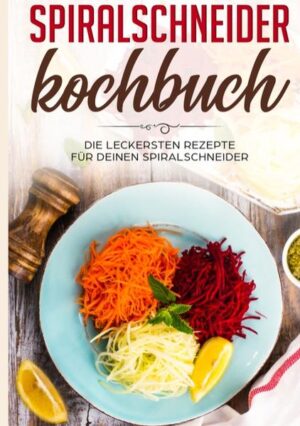 Herkömmliche Nudeln enthalten sehr viele Kalorien, Gluten und schmecken doch alle irgendwie gleich. Mit einem Spiralschneider kannst du kinderleicht deine eigenen Nudel-Alternativen kreieren. Kalorienarm, ohne Gluten und sehr sehr lecker und abwechslungsreich! Entdecke die leckersten Rezepte für deinen Spiralschneider aus ganz vielen Obst- und Gemüsesorten. Das erwartet dich: - Wie benutzt man einen Spiralschneider richtig? - Die besten Spiralschneider-Hacks - über 70 leckere Rezepte aus verschiedensten Obst- und Gemüsesorten, wie z.B.: Zucchini, Banane, Karotten, Gurken, Süßkartoffeln, Äpfel, Pastinaken, Rote Beete, Kohlrabi, Blumenkohl oder Brokkoli - und vieles mehr ... Endlich: Ein Kochbuch mit dem du ganz einfach innerhalb weniger Minuten himmlische Gerichte mit deinem Spiralschneider zubereiten kannst ohne großartige Kochkünste ... Garantiert!