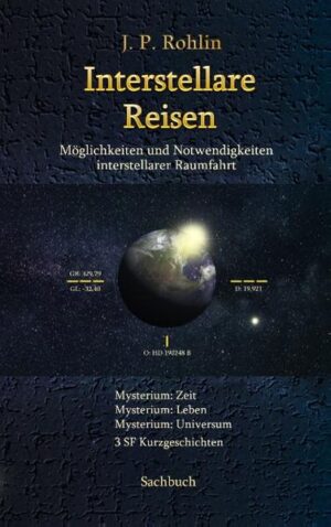 Interstellare Reisen ist ein Sachbuch, das sich mit den Möglichkeiten und Notwendigkeiten der interstellaren Raumfahrt beschäftigt, mit Schwerpunkt des Konzepts eines Generationenraumschiffs. Zusätzlich enthält es Kapitel zu den Themen: Was ist Zeit? Was ist Leben? Woraus und warum ist das Universum entstanden? Den Abschluss bilden 3 SF- Kurzgeschichten zum Thema "Künstliche Intelligenz".