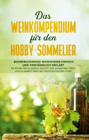 Wein gilt als ein Juwel der Kulturleistung des Menschen. Kaum ein anderes Genuss- oder auch Nahrungsmittel existiert in einer solch großen Vielfalt. Weiterhin kann Wein die Menschen auf viele unterschiedliche Arten ansprechen. Er stellt zu zahlreichen Anlässen und wechselnden Stimmungen einen tollen Begleiter dar. Während früher eher lokale Weine, welche aus der näheren Umgebung stammen, konsumiert wurden, kann man heute ein breites Repertoire an Weinen aus der ganzen Welt kredenzen. Mit diesem Buch unternimmt man einen Streifzug durch die Geschichte und erkennt die Bedeutung von Wein als Kulturgut im deutschsprachigen Raum. Weiterhin ist dieses Buch für jeden etwas, der wissen möchte, wie Wein hergestellt wird. Das erwartet Dich: -Weingeschichte - spannend & einfach -Die verschiedenen Weinsorten -Berühmte Weinanbaugebiete in Deutschland -Von der Traube in die Flasche - Die Weinherstellung -Weinempfehlungen -Wein als Kulturgut und Lebenselexier -und vieles mehr ...