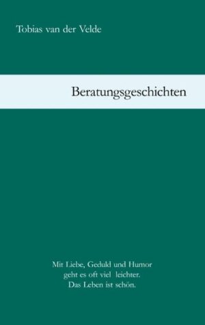 Die Lebensberatung ist so vielschichtig, wie die Eigenheiten der Menschen. Sich dieser Eigenheiten vollumfänglich zu stellen, ist wahrscheinlich nicht möglich. Aber wir können sie annehmen und akzeptieren lernen. Genauso, wie wir die Menschen im allgemeinen annehmen und akzeptieren. So ist das Leben. Bunt und schön. In diesem Buch bekommen Sie einen kleinen Einblick in die Gespräche der Beratung. Es ist nicht traurig, nur weil es um das Thema Trauer geht. Es ist nicht belastend, nur weil es um Probleme des Lebens geht. Gespräche sind immer bereichernd, für das eigene Selbst. Sie sind mit Leben, Humor und mit Freude gefüllt und führen somit zu einer Lösung. Mit etwas Humor und nicht ganz soviel Ernsthaftigkeit, lade ich Sie zum Nachdenken und zum Schmunzeln ein. Es geht um ein paar ausgefallene und äußerst sympathische Menschen, die in ihrer Art irgendwie anders sind als andere.