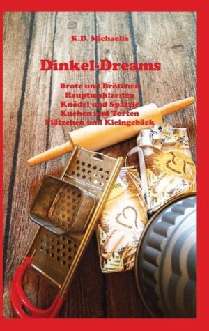 Dinkel-Dreams ist ein kombiniertes Koch- und Backbuch, dessen handverlesene und leckere Rezepte sich in folgende Untergruppen gliedern: - Brote und Brötchen - Knödel, Spätzle & Co. - Hauptmahlzeiten - deftig und süß - aus übrigen Knödeln oder Spätzle - mit Dinkelmehl - mit Dinkel-Semmelbrösel - mit Dinkelgrieß - Kuchen und Torten - Plätzchen und Kleingebäck Da Selbstgemachtes durchaus Zeit verschlingt, macht es oftmals Sinn, gleich eine größere Menge von Brot oder Brötchen bzw. Spätzle herzustellen. Als Alternative zum Einfrieren kann man die Restmengen aber schon von vornherein sinnvoll und lecker verplanen. So kann man übriggebliebene, selbstgebackene Dinkelbrötchen beispielsweise zu leckeren Semmelknödeln verarbeiten. Semmelknödel-Reste kann man in ganz besonders schmackhafte Hauptgerichte, wie z.B. Abgeröstete Knödel oder Saure Knödel, verwandeln. Ähnliches gilt für selbstgemachte Dinkelspätzle, die nicht nur eine tolle Bratenbeilage bilden, sondern auch als Käsespätzle mit Salatbeilage eine besonders gute Figur machen. Selbstverständlich gibt es auch leckere Beispiele für süße Hauptmahlzeiten, wie z.B. Dinkelgrießbrei und viele andere süße Köstlichkeiten, wie Plätzchen, Kleingebäck, Kuchen und Torten. Alles mit Dinkelmehl bzw. Dinkelgrieß zubereitet - Dinkel-Dreams eben!