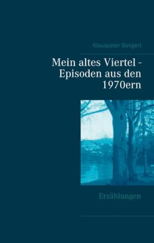 Vor einiger Zeit erwarb ich ein Haus in einem anderen Stadtteil und verließ mein altes Viertel. Nun ist es nicht mehr meins. Ich habe lange dort gewohnt. Mit Ausnahme der ersten Lebensjahre und einer kurzen Unterbrechung für den Wehrdienst eigentlich immer. Ach ja, den einen oder andern Urlaub gab es auch noch, kaum der Rede wert. Ich bin ein schlimmer Reisemuffel. Jedenfalls nach außen. In Wahrheit reise ich ständig. In Gedanken. Die Umstände des äußeren Reisens sind mir lästig. Wie sagte ein alter Mathematiker: Stör mir meine Kreise nicht. Nun bin ich ganz heraus aus meinem alten Viertel und sehe es noch, wenn ich heimlich mit dem Fahrrad durchfahre oder einen Bekannten besuche, was aber selten geschieht. Ich weiß nicht, ob ich Sehnsucht dorthin zurück empfinde. Die neuen Lebensumstände sind so erfreulich, daß sie die Melancholie überdecken, wenn denn Melancholie einmal aufkeimt. Ich denke überwiegend freundlich an mein altes Viertel zurück. Das bewog mich vor einiger Zeit, alte Entwürfe hervorzunehmen. Sie hatten ein Schattendasein gefristet, denn ich wußte über ihre Verwendung keinen Rat. Sie stammen aus der Anfangszeit meiner schriftstellerischen Tätigkeit und stellen Versuche in der Erzählform dar. Nun weiß ich, daß eine gemeinsame Klammer sie verbindet: sie betreffen Menschen in meinem alten Viertel. - nostalgische, feingeschliffene Perlen aus der Feder des Autors Klauspeter Bungert -