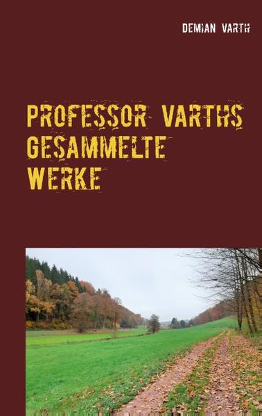 Abseits elitärer Sachbuchautoren gelang es Joseph D. Varth elementare Probleme einfach darzustellen. Varth, selbst eine fiktive Person, ist ein Meister der bewussten Täuschung in einem Randgebiet der Wissenschaft, die eigentlich und ausschließlich die Heilung der Gefühle beabsichtigt. Mit dieser Buchreihe wendet sich der Autor Michael Seegmüller an den anspruchsvollen Leser, der mehr erwartet als nur simple Unterhaltung, beladen mit unzähligen halbherzigen Romanbildern.