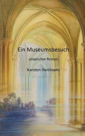 In einer nicht allzu fernen Zukunft wird den Besuchern eines Museums eine alternative Gesellschaftsform vorgestellt. Diese hat sich vor hundert Jahren etabliert und ist immer noch im Aufbau begriffen. In der Ausstellung wird der normale Museum-Bau durch begehbare virtuelle Landschaften ersetzt. Diese bilden den Rahmen zur Darstellung der verschiedenen Aspekte der neuen Gesellschaftsform. Die Romanfigur P lässt sich von verschiedenen Avataren durch die "belebte" Räume führen und hinterfragt diesen Gesellschaftsentwurf, um sich eine eigene Meinung zu bilden. Das vorliegende Buch stellt das 1. Buch des Zyklus Utopie dar, in dem Karsten Hartmann eine existierende harmonische Gesellschaft in Romanform beschreibt. Zeitgleich setzt sich der Autor im Zyklus Harmonie populär-wissenschaftlich mit diesem Thema auseinander.