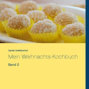 Mein Weihnachtskochbuch beinhaltet schmackhafte Rezepte für die Advent- und Weihnachtszeit. Viele davon haben Familientradition. Ob Kipferl, Lebkuchen, Kekse oder verschiedene Arten von Kugeln, alle schmecken hervorragend und sind auch nette Geschenke für liebe Freunde. Eines haben alle Leckereien gemeinsam: Wir genießen sie ohne Reue und lassen uns von ihnen in Weihnachtsstimmung versetzen!