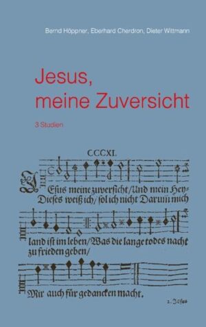 Die hier vorgelegten Studien zu "Jesus, meine Zuversicht" sind aus einem Freundeskreis in Corona-Zeiten entstanden. Persönliche Begegnungen sind im Augenblick nicht möglich. So haben sich die Autoren für diese Publikation entschieden. Vielleicht können die drei Studien, auch über den Freundeskreis hinaus, Anregung sein, unsere Kirchenlieder heute besser zu verstehen.