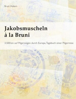 Bruni verspürt nach 33 Jahren Kindererziehung den dringenden Wunsch, einmal mit sich allein zu sein. Dabei möchte sie etwas verrücktes und außergewöhnliches tun. Sie will einmal einen Wanderweg bis zum Ende gehen und herausfinden, was es mit dem Mythos vom Pilgern auf sich hat. So ging sie von Görlitz bis nach Finesterre, dem so genannten "Ende der Welt", auf Jakobswegen zu Fuß. Tägliche Tagebucheinträge geben Einblick in das Leben als Pilger mit allen Qualen und Freuden des Weges.