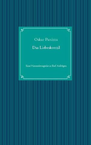 Oskar Panizzas Liebeskonzil handelt vom ersten Ausbruch der Syphilis in Italien im Jahr 1495. Das Stück bescherte dem Autor 1895 ein Jahr Zuchthaus wegen Gotteslästerung. Denn die Lustseuche ist das Ergebnis eines Joint Ventures zwischen Gott und dem Teufel, um die sündige Menschheit zu strafen. Diese Ausgabe von Panizzas Hauptwerk wurde aufwändigst editiert, weitestgehend dem heutigen Sprachgebrauch angepasst, in die neue Rechtschreibung transformiert und mit einem umfangreichen Vorwort des Herausgebers Axel Schnell versehen.