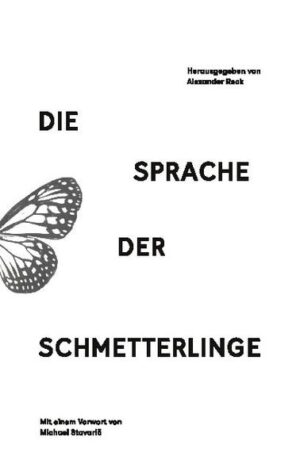 "'Es ist das Ende der Welt', sagte die Raupe. 'Es ist erst der Anfang', antwortete der Schmetterling." Der Schmetterling hat mit seiner Farbenpracht und seiner zarten Gestalt seit jeher die Menschen fasziniert. Bis in die Antike zurück reichen die literarischen Texte über den Sommervogel, Buttervogel oder Falter. In Märchen, Fabeln, Erzählungen und in der Lyrik hat der Schmetterling seine Spuren hinterlassen. Vor allem die geheimnisvolle Verwandlung der aus dem Ei geschlüpften Raupe oder Larve in die Puppe und von der Puppe in den Falter verbindet man als erstes mit dem Schmetterling. Goethe und Heine, Rilke und Hesse, Jean Paul, Mörike und viele andere haben den Schmetterling über die Jahrhunderte hinweg bedichtet. Fünf junge Autorinnen haben in dieser Tradtion ausgehend von einem Workshop mit dem österreichisch- tschechischen Autor Michael Stavaric ungewöhnliche Erzählungen geschrieben.