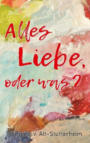 Die Abiturienten Melissa, Lara und Alex möchten aus der "Dreigroschenoper" von Bertold Brecht einige Musikstücke vortragen. Die beiden Mädchen buhlen um die Gunst ihres attraktiven Schulfreundes: Lara lädt Alex zu ihrem achtzehnten Geburtstag ein, Melissa verabredet sich mit ihm zu einem Ausritt im Gestüt in Illertissen. Alex fühlt sich zwischen den beiden Verehrerinnen hin- und hergerissen. Nach dem Abitur trennen sich ihre Wege. Alex beginnt eine Fußballkariere in Freiburg, während Melissas Bewerbung an der Schauspielschule dort scheitert. Stattdessen bekommt sie einen Platz in Hannover. Sie verliebt sich unglücklich in einen älteren verheirateten Kollegen, der nicht die Kraft aufbringt, sich von seiner Ehefrau zu trennen. Lara arbeitet in Freiburg als Barkeeperin in einem Hotel. Am Silvesterabend besucht Alex sie an der Hotelbar. Er bereut seinen Entschluss, da sie ihm kaum Beachtung schenkt, dafür aber mit einem Schauspieler ins Gespräch kommt, der nebenberuflich einen Escort-Service aufgebaut hat. Lara begeistert sich für die Branche. Nachdem Alex Melissa in Hannover besucht hat, teilt sie ihm wenige Wochen später mit, dass sie schwanger ist. Doch Alex bezweifelt, der Vater des Kindes zu sein. Mit seinem Debütroman "Alles Liebe, oder was" schickt Wolfgang v. Alt-Stutterheim seine Leser durch ein Dickicht voller Liebesbeziehungen. Nicht alle Träume der Beteiligten erfüllen sich. Glückliche und verhängnisvolle Zufälle bestimmen indes die Partnerwahl. Aus Sehnsüchten werden Enttäuschungen. Werden ihre Beziehungen wenigstens in Zukunft von Liebe erfüllt sein?