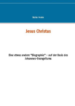 Das Leben Jesu ist bekannt-meint man. Aber gerade heutige Menschen tun sich schwer mit dem Verständnis vieler Begebenheiten und Ereignisse, weil ihnen der Zeitbezug zu Jesu Lebenszeit vor 2000 Jahren fehlt. Dadurch entstehen Missverständnisse und Fehler, bleibt auch Wesentliches unverständlich. Dieses Buch soll diese Lücken schließen helfen und aus heutiger Sicht versuchen, Missverständnisse und Unkenntnis zu beseitigen. Dadurch entsteht eine etwas andere "Biographie", ein etwas anderer "Johanneskommentar". Dadurch erschließt sich Jesu Botschaft gerade für heutige Menschen leichter.