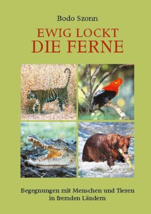 Das Buch handelt von den Reiseerlebnissen des Ehepaares Szonn. In Alaska ziehen die Szonns mit dem Mountain Man John Luster in die Berge, im Sommer zu Pferd und im Winter mit Hundeschlitten. Sie beobachten Walrosse in der Bristol Bay, Moschusochsen in Grönland, Braunbären in Finnland und Grizzlybären am McNeil River und am Mikfik Creek in Alaska. In Nordkanada entpuppt sich ihr indianischer Bootsführer als Bärenjäger. Sie erleben den Scheinangriff einer Schwarzbärin. An der Hudson Bay kommt der Autor einem Eisbären sehr nahe. Sie begleiten ihre Freunde Syd und Sheila Youthed auf Safaris in die Kalahari und ins Okavango Delta. Sie treffen dabei auf Wilderer, wohnen einem Mokiti der Buschmänner bei, werden nachts von einem Löwen in Atem gehalten und treffen einen Elefantenflüsterer. Ein Ausflug zu den Berggorillas in Uganda bringt die Szonns an ihre physische Leistungsgrenze. In Indien erleben sie, wie eine Tigerin Beute macht. Sie finden den toten »Masti Gudi Tiger«, und sie begleiten den Tigerschützer Fateh Singh Rathore. Ein marodes Schiff bringt sie zur Galàpagos-Insel Floreana, wo sie die letzte Überlebende einer Inseltragödie besuchen. In Brasilien wagen sie sich in die Garimpos. Sie fotografieren Riesenotter im Manu-Nationalpark. In Argentinien werden die Szonns überfallen und ausgeraubt. Auf den Falkland-Inseln beobachten sie einen Seelöwen, der es auf Pinguine abgesehen hat. Im Kakadu National Park begegnen sie einem sehr australischen Ranger. Sie erfahren in der Mongolei die Gastfreundschaft der Nomaden, und sie spüren in der Wüste Gobi Dschiggetais auf. In South Dakota erleben sie ein Bison Round-up. Mit einem Großsegler nehmen sie an einem Törn in Französisch-Polynesien teil ...