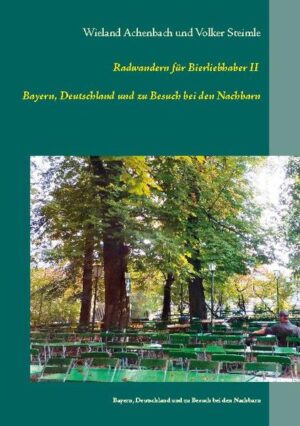 Das Buch "Radwanderführer für Bierliebhaber II - Bayern, Deutschland und zu Besuch bei den Nachbarn beschreibt 30 Radtouren in Kombination mit dem Besuch in Klein- und Hausbrauereien in Deutschland und Nachbarländern wie Tschechien, Österreich, Belgien, Holland, Dänemark, Polen und Luxemburg. Dargestellt werden die Radtouren als Tages- und Mehrtagestouren sowie die Einkehrschwünge in Biergärten, Gasthäusern und Hotels entlang der Strecken.