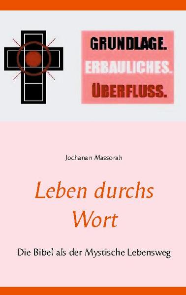 Läuterung', 'Erleuchtung' und 'Einswerdung'-so oder so ähnlich nennen verschiedene Traditionen von 'Mystik' die drei Hauptphasen des 'Weges'. Mittelalterliche Alchemisten sprechen hier auch von 'Nigredo, Albedo und Rubedo', von 'Schwärzung, Weißung und Rötung' als den Stufen, die das 'Unedle' durchmacht, bis es zur höchsten Vollkommenheit, zum 'Stein der Weisen' verwandelt ist. Freimaurer sprechen vom 'Lehrlings-, Gesellen- und Meister-Grad', vom 'Schau in dich!-Schau um dich!-Schau über dich!'. So oder so handelt es sich erstens um ein 'Klären der Seele', insbesondere vermittels des 'Gewissens' des Menschen. Zweitens um ein 'Erwärmen des Verstandes und des Gemüts für die Tugend', insbesondere vermittels der 'Vernunft' des Menschen. Und drittens um ein 'Erlangen von heiterer Gelassenheit hier unten im Tale des Todes', insbesondere vermittels des (wahren) 'Willens' des Menschen. 'Grundlage': Der Beginn, das Fundament des ganzen Weges in Gestalt der 'Läuterung', soll münden in die Einsicht, bzw. in die unerschütterliche Überzeugung, dass 'Gott mich erschaffen hat'. 'Erbauliches': Das auf diesem Fundament der Gotteskindschaft Aufbauende, und damit die eigentliche 'Erleuchtung' des Alltag(er-)lebens, führt dann mehr und mehr in das Bewusstsein, dass 'meine Kraft und Stärke (allein) in Gott liegt'. 'Überfluss': Der überfließende Segen des ganzen Prozesses, zeigt sich zuletzt in der immer innigeren 'Einswerdung' mit dem Göttlichen selbst, mit dem Ewigen-und deshalb manifestiert sich dieser Überfluss insbesondere als die Anerkenntnis der Notwendigkeit, dass, bildlich gesprochen, 'das Fleisch sich von den Knochen löse', dass also das Vergängliche sich vom Beständigen absondere, um so das eigentlich EWIGE (wieder) zu finden: Den, 'Der da war, Der da ist, und Der da sein wird'.