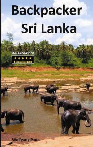 Hier wird über das Erlebte auf der Reise, als Backpacker, im südwestlichen Sri Lanka und seiner Umgebung berichtet. Wir starten die Reise aus unserer schwäbischen Heimatgemeinde Illingen in Württemberg bei Stuttgart. Von Frankfurt fliegen wir nach Colombo in Sri Lanka. Wir übernachten am Ortsrand von Waikkal im Hotel Dolphin. Besuchen das berühmte Elefantenwaisenhaus in Pinnawelau. sehen die weltweit größte Herde domestizierter Elefanten. Reisen in das Landesinnere zum Zahntempel nach Kandy. Auf einer Überlandfahrt besichtigen wir eine Teeplantage, einen Kräutergarten, Kautschuk-, Ananas-, Bananenplantagen, so wie die wichtigen Reisfelder in verschiedenen Anbaustufen. Wir reiten ohne Hilfsmittel selbstständig auf den Elefanten und besuchen eine sehr kleine und einfache Schnapsbrennerei. Eine Tour führt uns nach Galle, um die Stelzenfischer zu sehen und bei Bentota erleben wir die älteste Schildkrötenfarm. Wir unternehmen eine Bootsfahrt auf dem Madugangasee und lernen einiges auf der einsamen Zimtinsel / Mangroven. Wir erleben einen Markt mit Schlangenbeschwörer und Tänzern. Per Kanu paddeln wir durch kleine Flüsse der Insel Sri Lanka und mit dem Motorboot auf dem großen Fluss Maha Oya. Am Ende der Reise nehmen wir an verschiedenen Festen, einer traditionellen Hochzeitsfeier und Geburtstagsfeier teil. Letztendlich fliegen wir von Colombo wieder in unsere schwäbische Heimat. Der Reisebericht enthält 120 Farbfotos.