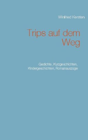 Die "Trips auf dem Weg" sind eine Sammlung von Texten, die Situationen oder Szenen zeigen, die wir täglich erleben können. Es sind zu Worten gewordene Bilder, die uns nahe gehen, weil sie uns ganz nah sind. So zeigen die "Trips" Menschen, wie sie sind, ohne erhobenen Zeigefinger, aber mit viel Herzenswärme. Ein interessantes Buch für alle diejenigen, die es gern kurz und knapp mögen.