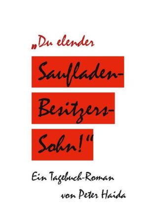 Der Lehrer beschimpfte ihn regelmäßig als elenden Sohn eines Kneipenbesitzers. Er hatte mehr recht, als er selbst ahnte. Elend und fremd fühlte sich der Junge oft. Sohn eines Gastwirts in einem abgelegenen Eifeldorf, das sucht man sich nicht aus! Seine Eltern traf keine Schuld, sie hatten sich nur bemüht, nach dem schlimmen Ende von Adolf Hitlers III. Reich wieder eine Art Existenz aufzubauen. Er hat Schulkameraden und gewinnt Freunde. Mehr als Schule und Arbeit in der elterlichen Gaststätte interessieren ihn Bücher und Mädchen, außerdem Radiobasteln und das gerade aufkommende Fernsehen. Die Verhältnisse nach dem Krieg sind materiell und geistig beengt. Nicht viel zu lachen, - trotzdem eine glückliche Jugend? Ein Stück Nachkriegsgeschichte, geschrieben aus ganz persönlicher Perspektive im Fegefeuer von Selbstzweifeln und Verwirrungen der Pubertät.