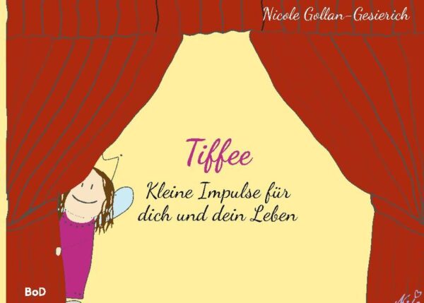 Tiffee ist eine kleine Fee, die Menschen auf ihrem Weg zu mehr Selbstliebe, Freude und Leichtigkeit begleitet. Mit kleinen Geschichten, bestehend aus Illustrationen und Textimpulsen erzählt dir Tiffee, was in ihrem Leben wichtig ist. Eine kleine Geschichte, die Mut macht, der eigenen Stimme zu folgen und mutig seinen eigenen Weg zu gehen.