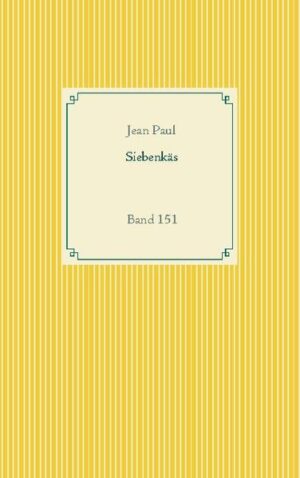 Blumen-, Frucht- und Dornenstücke oder Ehestand, Tod und Hochzeit des Armenadvokaten F. St. Siebenkäs im Reichsmarktflecken Kuhschnappel , so der ausführliche Titel des Romans Siebenkäs von Jean Paul. Ein Eheroman, eine Verwechslungsgeschichte, ein vorgetäuschter Tod und ein Versicherungsbetrug, eine (geplante) Sammlung von Satiren, eine Zeit des Überganges von der Ständegesellschaft zur Bürgerlichkeit.