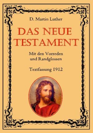 "Es wäre wohl recht und billig, daß dies Buch ohne alle Vorrede und fremden Namen ausging, und nur sein selbst eigenen Namen und Rede führete. Aber dieweil durch manche wilde Deutung und Vorrede der Christen Sinn dahin vertrieben ist, daß man schier nicht mehr weiß, was Evangelium oder Gesetz, Neu oder Alt Testament heiße: fordert die Notdurft, eine Anzeige und Vorrede zu stellen, damit der einfältige Mann aus seinem alten Wahn auf die rechte Bahn geführet und unterrichtet werde, wes er in diesem Buch gewarten solle, auf daß er nicht Gebot und Gesetz suche, da er Evangelium und Verheißung Gottes suchen sollte." D. Martin Luther, Vorrede zum Neuen Testament. Die hier vorliegende Ausgabe des Neuen Testamentes folgt der Übersetzung D. Martin Luthers in der bewährten Textfassung 1912 und enthält zudem die Vorreden und Randglossen des großen Reformators zu den einzelnen Büchern und Versen.