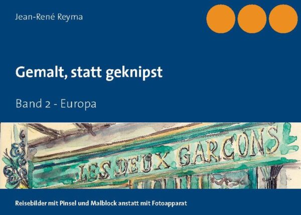 Frankreich ohne Eiffelturm? Griechenland ohne Akropolis? Italien ohne Kolosseum? Die berühmten Sehenswürdigkeiten kennt fast jeder. Dennoch hat jedes Land malerische Ort und Winkel, die Maler inspirieren und herausfordern. So erging es auch dem Autor mit den Motiven dieses Bildbandes. Folgen Sie seiner Reise mit  Ihren Augen und Ihrer Fantasie.  Nach seiner achtjährigen Malausbildung fasste Jean René Reyma den Entschluß, auf Reisen den Fotoapparat gegen Pinsel und Malblock zu tauschen. Seine Erkenntis:  'Beim Malen bewegt man sich in einer anderen Galaxie.'