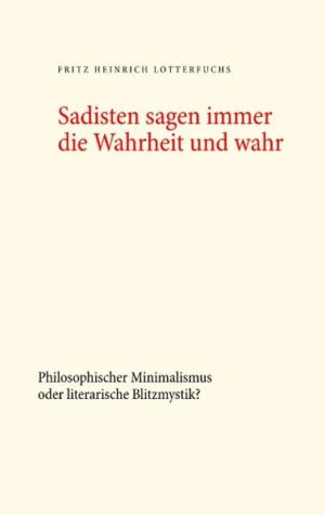 Sadisten sagen immer die Wahrheit und wahr | Bundesamt für magische Wesen