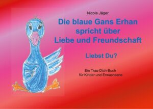 Im 3. Band der Reihe "Die blaue Gans Erhan" erkunden Erhan und seine Schwester Hermine das Wesen und die Vielfalt von Liebe und Freundschaft in Wortspielen, Geschichten, Gedichten und Bildern. Sie fragen sich, wie und warum sie den Menschen nützen, aber auch weshalb sie gepflegt werden müssen, "da sie sonst vertrocknen wie die Pfützen in der Sonne". Wie man schlechte Freunde oder "schlechte Geheimnisse" abwehrt, wird ebenfalls gezeigt. Hierdurch wird der Bezug zu den ersten beiden Erhan-Bänden deutlich, dessen durchgängiges Thema die Stärkung des "Ich" ist. Ein wichtiges Thema in der heutigen Zeit. Geeignet für Kinder und Jugendliche, wenn auch kein herkömmliches "Aufklärungsbuch", da sein Schwerpunkt in der Darstellung der Gefühlswelt des menschlichen Miteinanders liegt. Insofern eignet es sich ebenso für Erwachsene, die sich wieder einmal darüber Gedanken machen möchten.