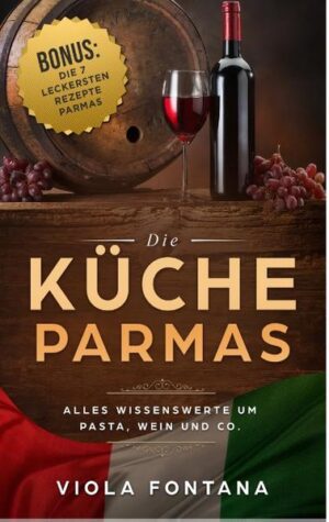 La dolce Vita: "Die Küche Parmas" Das Kochbuch für die Lebensart aus Parma Wer kennt nicht den Begriff "la dolce vita" und denkt sofort an die großen italienischen Städte wie Parma mit seinen kulinarischen Spezialitäten, dem Klima und der tollen Landschaft. Mit dem Wissen rum um Pasta, Wein und alles was die Lebensfreude aus Parma ausmacht, werden Sie in jeder Gesellschaft zum Mittelpunkt. Nicht nur dann, wenn es um gutes Essen und die Lebensart aus Parma geht. Erfahren Sie alles über die vielen Pastasorten und deren Unterschiede und Spezialitäten. Lassen Sie sich nichts mehr vormachen wenn es rund um den Weinbaun in und Weine aus Parma geht. Neben unverzichtbaren Fun Facts, Beispielen, Geschichten und vielen nützlichen Tipps für den Restaurantbesuch gibt es als Bonus die 7 wirklich beliebtesten und besten Rezepte für die Gerichte, mit denen Sie in jedem Italien-Koch-Wettbewerb ganz vorne landen würden. Wie wäre es mal einfach die Bewunderung Ihrer Gäste geniessen zu können. Viel Spass beim Lesen und Nachkochen.