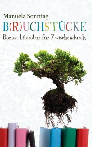 B(R)UCHSTÜCKE präsentiert eine Fenstergalerie in die "Realität Plus" - Geister, Götter, Gefahren und Gefährten außerhalb der Normalität tummeln sich in dieser bunten Bonsai-Sammlung. Gedichte und Kurzgeschichten teilen ein interessantes Schicksal: Wir alle können uns genau vorstellen was darunter zu verstehen ist, aber eine genauere Definition stößt schnell an ihre Grenzen. Stattdessen maßt sich dieses Buch daher an eine ganz neue Form von Literatur zu definieren: Bonsai-Geschichten! Kleine Stücke aus ungeschriebenen Büchern, kunstvoll kondensiert und unbehindert von jeglichen Quantifizierungsversuchen. Alle Contentwarnungen zu diesem Titel finden Sie hier: https://www.manuela-sonntag.de/p/blog-page_12.html