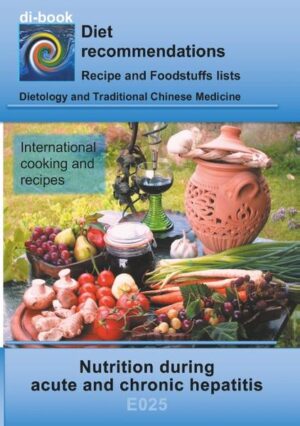 Di-book - nutritional counseling after syndromes - Diet recommendations, recipes and food supplements for supporting the school medicine therapy. The recipes help you to cook tasty dishes. All recipes with cooking instructions, calorie indications and description of the effect. The foods are shown in categories recommended, yes, little and no and help you to orientate if your own recipes should be cooked.