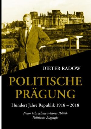 Dieter Radow *1931 analysiert als Zeitzeuge das politische Geschehen, das ihn in neun Jahrzehnten geprägt hat. Die Weimarer Zeit beschreibt er aus der Sicht seiner nationalsozialistischen Eltern. Nach Hitlers Machtantritt erlebte Radow als Kind die Reichshauptstadt Berlin, war während des Krieges drei Jahre in NS-geprägten Evakuierungslagern, leistete 1945 als 14-Jähriger einen Eid auf den Führer. Auch wenn sie das NS-System noch bewusst mitmachte, fühlt sich seine Generation wegen ihrer Jugend nicht mitschuldig. Als Jurist im öffentlichen Dienst stand Radow der außerparlamentarischen Opposition und dem Terror der RAF, nach der Wiedervereinigung früheren Stasi-Mitarbeitern gegenüber. Als Pensionär arbeitete er für die EU in Zentralasien und Osteuropa an der Anpassung sozialistischer Währungs-Systeme an westliche Standards. Besonders bewegt ihn die innere Wiedervereinigung Deutschlands. Dieter Radows Rückschau von heutigen innenpolitischen Themen bis zur Revolution 1918 ist mehr als blasse Erinnerung