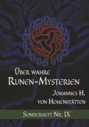 Diese Reihe der Runen- Mysterien bildet die Fortsetzung des Buches "Hermetische Aufsätze über wahre Runen- Magie". Sie führt jeden ernsthaften Praktikanten der Lehren des Franz Bardon unweigerlich zur Verbindung mit seiner Gottheit, denn hier werden zum ersten Mal die rituellen Übungen des ersten kleinen Arkanums der Ur- Sprache unverschlüsselt wiedergegeben. Deshalb sagen wir: Alaf Sig Runa Vorwort 1. Gertrudenberger Höhlen in Osnabrück 2. Heilige Bäume 3. Das Julfest 4. Die Lautmagie der jüdische Quabbalah 5. Papus Der Gedanke 6. Ein Aufsatz Über Runen und Hakenkreuze 7. Liste der Runenbücher 8. I- E- O- U- A 9. Der Lebensbaum der Weihnachtsbaum der Lichterbaum = Yggdrasil 10. Vril, die Runen der Planeten 11. Die Linksund Rechtsdrehung des Hakenkreuzes 12. Sprüche, schön und wunderbar 13. Die Herkunft der Runenschrift 14. Von Loki übermittelt.