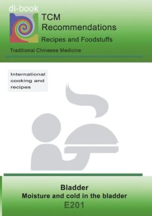 Di-book - nutritional counseling after TCM syndromes - Diet recommendations, recipes and food supplements for supporting the therapy. The recipes help you to cook tasty dishes. All recipes with cooking instructions, calorie indications and description of the effect. The foods are shown in categories recommended, yes, little and no and help you to orientate if your own recipes should be cooked.