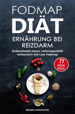 Fodmap Diät, die Lösung bei Reizdarm. Leiden Sie unter dem Reizdarm - Syndrom? Haben Sie Verdauungsprobleme oder Verdauungsbeschwerden? All das ist kein Problem. Lernen Sie alles über die Low Fodmap Diät und wie dieser Ratgeber Ihnen dabei helfen kann, endlich Ihr Wohlbefinden zu steigern! Inklusive 77 leckeren Rezepten für jeden Tag und eine Liste der erlaubten und nicht er-laubten Lebensmittel. Erfahren Sie in diesem spannenden Ratgeber, wie Sie mit praxiserprobten Tipps und leckeren Rezepten wieder unbeschwert essen und ihre Lebensqualität verbessern können! was ist das Reizdarm Syndrom? welche Ursachen und Risikofaktoren gibt es? wie läuft Untersuchung und Diagnose ab? was sind die besten Behandlungsarten? was sind FODMAPS? warum liegt eine FODMAP Unverträglichkeit nahe? eine Liste der erlaubten und nicht er-laubten Lebensmittel. die 77 leckersten Rezepte! und vieles, vieles mehr! Lassen Sie die Chance nicht verstreichen, essen Sie endlich wieder unbeschwert und verbessern Sie Ihre Lebensqualität!