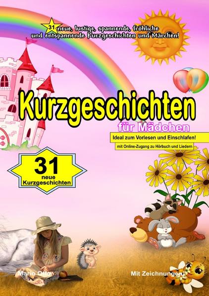 "31 Kurzgeschichten für Mädchen" Neue, lustige, spannende, unheimliche, fröhliche und entspannende Kurzgeschichten und Märchen! Ideal für Lesefaulpelze, zum Einschlafen und auf Reisen. BONUS: Mit Komplett kostenlosem Online-Zugang zu Hörbüchern, Liedern, Noten und weiterem Material des Autors! Und mindestens ein mal in der Woche gibt es weitere Geschichten zum kostenlosen Anhören und weiteres Material. Alles ist kostenlos und bleibt kostenlos. Exklusiv - nur für Leser und Leserinnen! (Das Passwort steht im Buch und Ebook!) TIPP: Dieses Buch gibt es auch als sehr edle Geschenkversion in Hardcover/Luxusausgabe! +++++++++++++++++++++++++++++++++++++++++ Beschreibung: 31 neue, lustige, spannende, gruselige, unheimliche, fröhliche und entspannende Kurzgeschichten und Märchen! Ideal für Lesefaulpelze, zum Einschlafen und auf Reisen.Inzwischen sogar von Schulen empfohlen. "Aber das sollte man seinem Kind vielleicht nicht unbedingt auf die Nase binden :-) ", sagt der Autor und: "Eine Bitte: Das kostenlose Material (Hörbuch, Lieder, Gedichte usw. sind ein kostenloser BONUS! Ich bitte darum, dies nicht in Bewertungen negativ einfließen zu lassen! Im Gegenteil. Ich möchte mit dem Bonusmaterial DANKE sagen!" ausblenden Kennst Du schon die neue Mäuselieder-CD? Handgemachte Musik - zum Lachen, Tanzen und Träumen! Für etwa 5 Euro https://www.amazon.de/dp/B07GM7JWF2 Limitiert und handnummeriert auf nur 500 Stück! Für den Preis kann man nichts falsch machen! Deshalb jetzt kaufen!