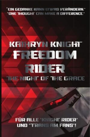 Herz, Humor, Action und Spannung “Freedom Rider“ beschäftigt sich mit großen Themen wie künstlicher Intelligenz, Kunst, Wissenschaft und einem Reiz, der auch gehobene Leser anzieht, dem Leser aber gleichzeitig eine unterhaltsame Lektüre bietet. Seien Sie bereit für sehr viel Action, Humor und Hochspannung, wenn der FBI-Agent Logan Grace (inspiriert von David Hasselhoff - 32 Jahre) und sein Auto C.I.C.C. auf Verbrecherjagd gehen. Der FBI-Agent Logan Grace wird bei einem Einsatz schwer verletzt. Von seiner Organisation für verschollen gehalten, rettet ihm eine geheimnisvolle Einrichtung das Leben. Von C.O.D.E. - der Cooperation of Development and Equity - der Kooperation für Entwicklung und Gerechtigkeit - gerettet - nimmt er den Kampf gegen seine Widersacher und das Verbrechen auf. Hinzu kommt noch sein neuer Partner - C.I.C.C. - ein mit einer neuralen, künstlichen Intelligenz, ausgerüstetes Superauto - genauer gesagt ein modifizierter, neu gebauter 1982er Trans Am. Er verfügt nicht nur über jede Menge technischer Finessen, wie Mikroprozessoren und Computertechnologie, sondern er hat auch eine Gedankenstimme, ja er spricht und er lernt - lernt durch seinen Fahrer. Zusätzlich zu seiner neuen Aufgabe und dem schwelenden Gedanken an Rache und vielleicht seinem neuen Leben, muss es Logan Grace gelingen, viele Menschen vor einer neu entwickelten und gefährlichen Parfüm-Droge zu retten. Der erste Band “The Night of the Grace“ ist der Auftakt zu einer spannenden, neuen Actionserie von - nicht grundlos - Kathryn Knight.