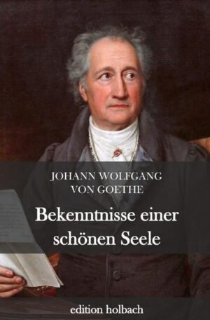 "Bekenntnisse einer schönen Seele" ist der Titel des 6. Buches von Johann Wolfgang Goethes Roman "Wilhelm Meisters Lehrjahre", der 1795-1796 erschien. Es ist eine Erzählung, die lose in den Roman eingeschoben ist, an der Stelle, wo Wilhelm sich von der Theatergruppe entfernt, um den ehemaligen Freund der verstorbenen Aurelie aufzusuchen. Wilhelm erhält den Text vom Arzt, der sich um Aurelie gekümmert hat.