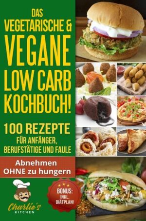 VEGGIE! - Abnehmen OHNE zu hungern (inkl. Diätplan) Was erwartet Sie in diesem Buch? (ACHTUNG: Zusammenfassung in nur EINEM SATZ) Wer sich die Artikelbeschreibung komplett ersparen möchte, für diejenigen versuche ich mein Buch in einem Satz zusammenzufassen: Sie machen eine Diät OHNE ES ZU MERKEN, bzw. OHNE AUF IHRE GEWOHNTEN GERICHTE VERZICHTEN ZU MÜSSEN! Für diejenigen, die eine ausführlichere Anleitung wünschen, werde ich in diesem Text eine knappe Einführung in meinem Buch schenken. Wie bereits angedeutet, bekommen Sie hier genau die Kochrezepte serviert, die Sie in der Regel vermeiden sollten, jedoch in einer gesunden Variante, wo diese ohne Konsequenzen verzehrt werden können. Sie machen quasi „keine Diät“ und können z.B. trotzdem von einer Gewichtsreduktion profitieren und, oder Muskulatur aufbauen, genauso können Sie sich auch einfach nur gesund ernähren, ohne dadurch auf irgendeiner Art und Weise darunter zu leiden. Genau deswegen habe ich dieses Buch geschrieben, denn hier bekommen Sie ALLE GERICHTE die Sie in einer Diät„nicht essen dürfen“ jedoch in einer GESÜNDEREN Variante auf einem Silber Tablet, bzw. innerhalb eines E-Book, oder Taschenbuch serviert. Welche Rezepte kommen vor? (Beispiele)? VEGANE & VEGETARISCHE VERSIONEN VON: Brote, Brötchen, Baguette-Sandwiches Pfannkuchen VEGGIE & VEGANE Aufstriche Focaccia Pizza Frikadellen Falafel Döner (Veggie Sandwich) Pasta, Gnocchi Lasagne Kartoffelpuffer VEGGIE Burger, Kroketten Kibbeh Süßspeisen: z.B. Pudding, Eiscreme Gebäck wie: Apfeltaschen, Amerikaner, und Schokoladensorten (Ersatz für sehr bekannte Schokoriegel-Sorten) Herzlichst, Ihr Charlie’s Kitchen Team.